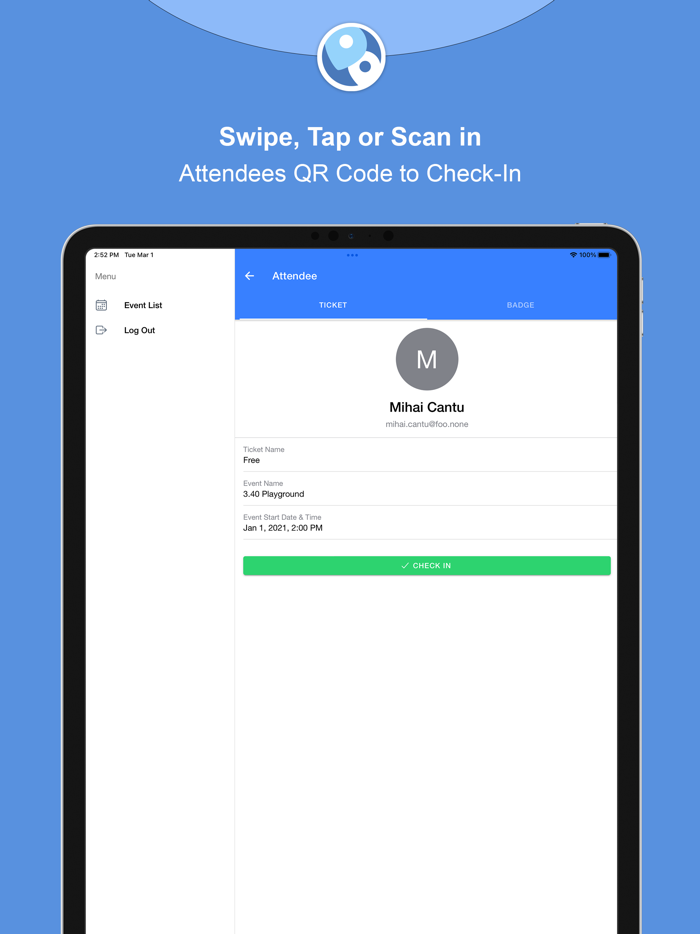 Blackthorn  Mobile Check In