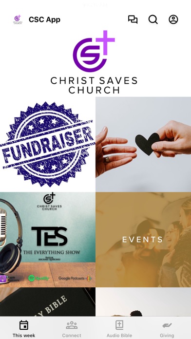 Christ Saves Church iPhone screenshot 1 - Education app