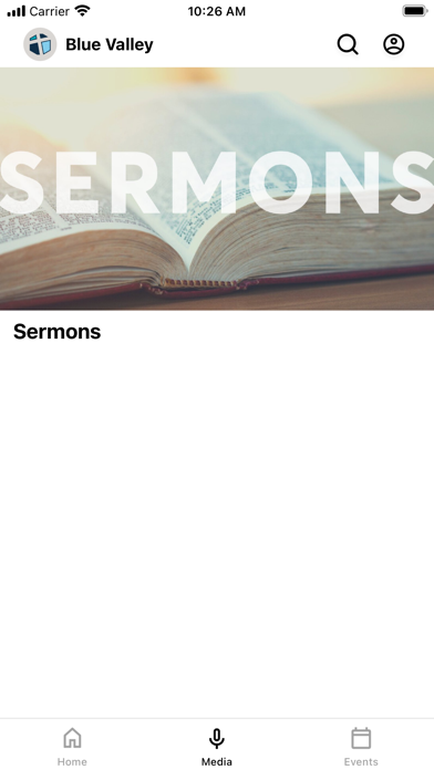 Blue Valley Church Screenshot