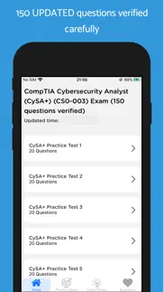 comptia cysa+ exam 2024 iphone screenshot 1