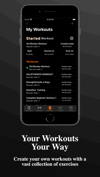 Gym & Home Workout Planner Pro Screenshot