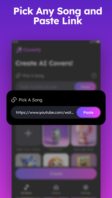 Coverly: AI Song Cover & Music Screenshot