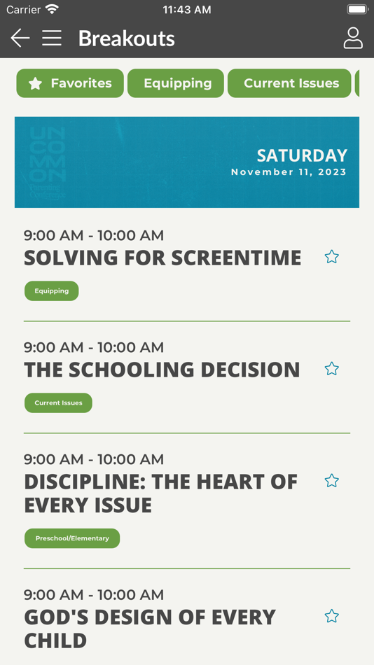 #4. Uncommon Parenting Conference (iOS) 由: Watermark Community Church