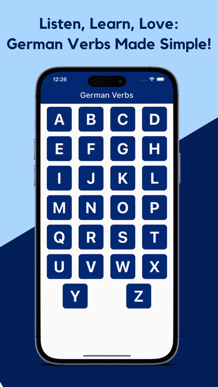 German Verbs App