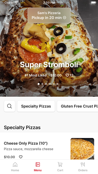 Sam's Pizzeria Screenshot