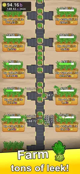 Game screenshot Leek Factory Tycoon apk