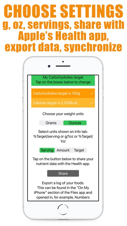 Carb Counter and Tracker