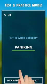 How to cancel & delete spelling right 1