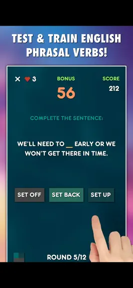 Game screenshot Phrasal Verbs Grammar Test mod apk