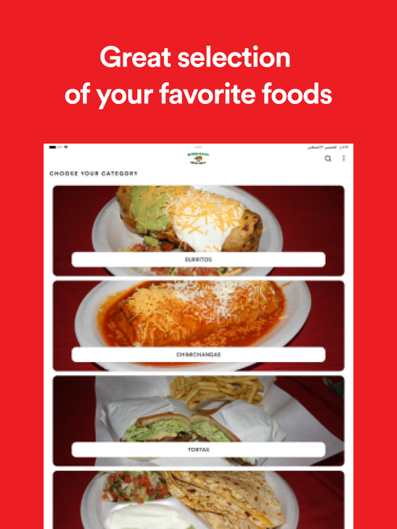 Habaneros Taco Grill iPad screenshot 2 - Food & Drink app