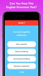 english grammar test 2023 iphone screenshot 1