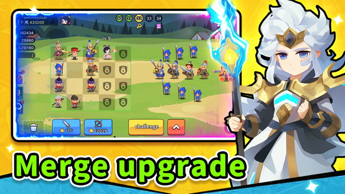 Merge heroes -idle war