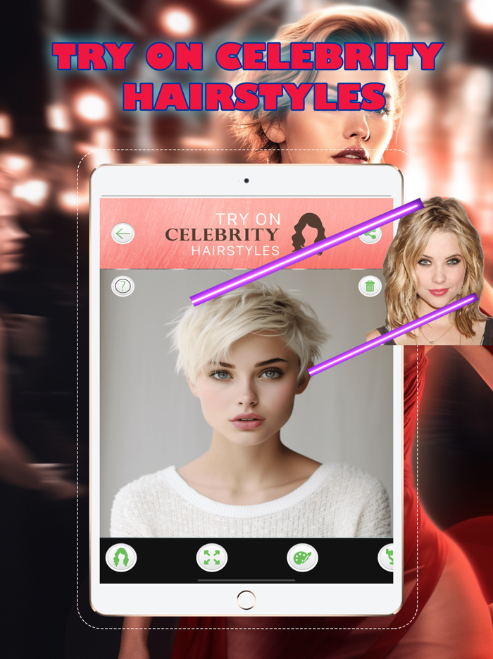 Try On Celebrity Hairstyles