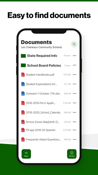 Les Cheneaux Community Schools Screenshot