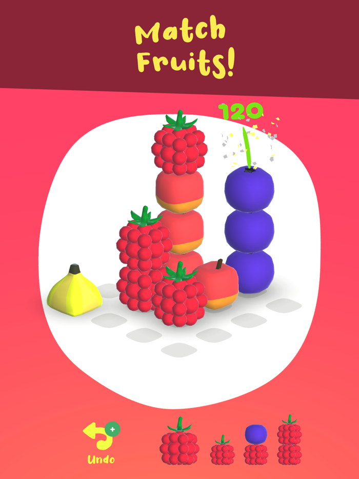 Chunk Fruits - Match-3 Puzzler