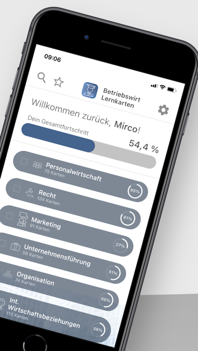 Betriebswirt Lernkarten Screenshot