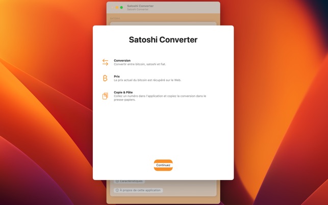 Satoshi Converter dans l'App Store
