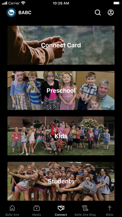 Belle Aire Baptist Church Screenshot