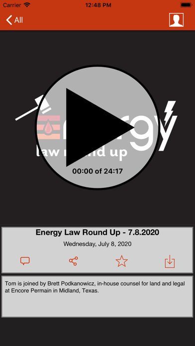 Energy Law Round Up Screenshot