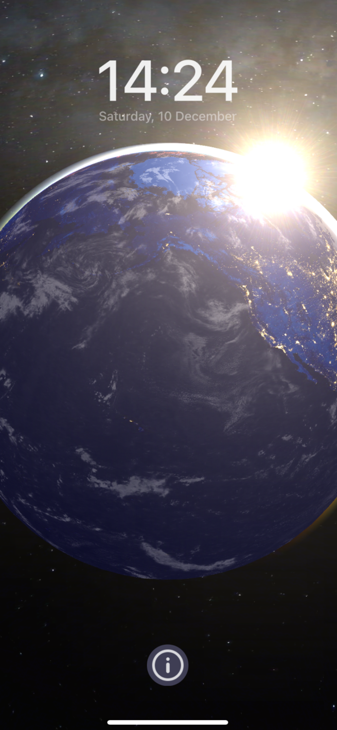 3D Earth and moon sun and stars