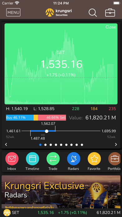 Krungsri Stock Expert Screenshot 2 - AppWisp.com Krungsri Stock Expert Screenshot 2 - AppWisp.com