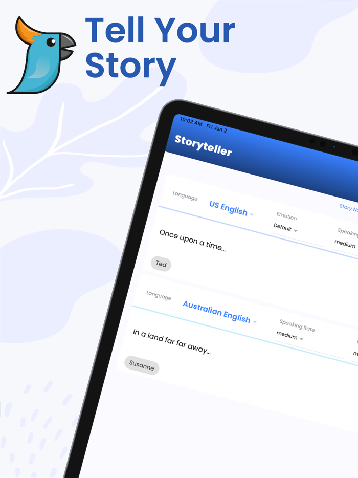 Text to Speech by Storyteller