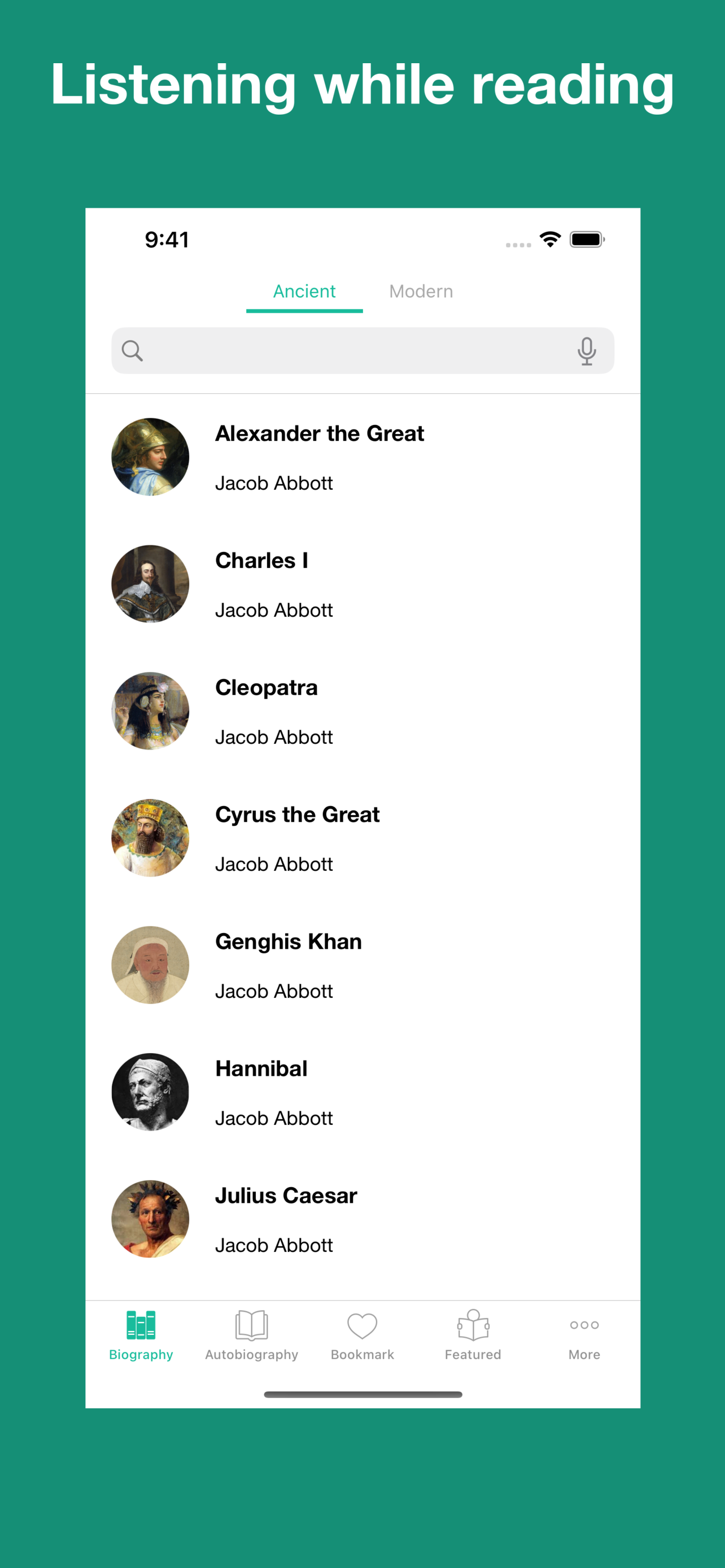 Biography Audiobooks