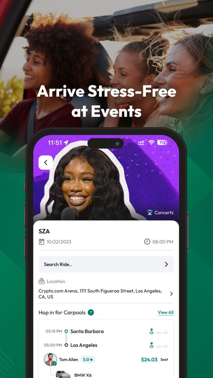 KudosCar - Carpool & Rideshare