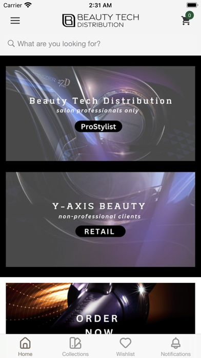 Beauty Tech Distribution Screenshot