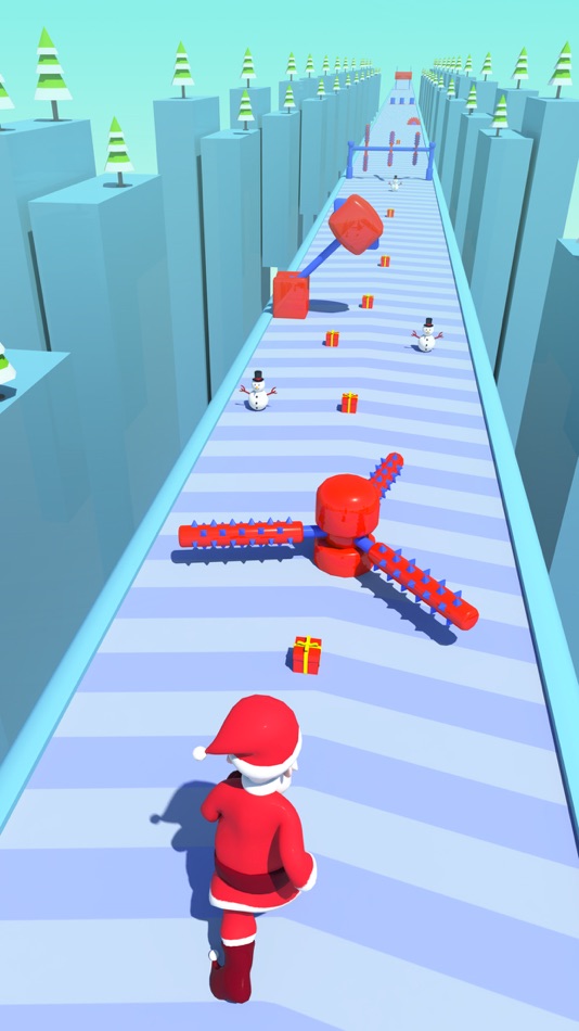 #4. Santa Fun Run 3D-Running Games (iOS) By: Frigate Games