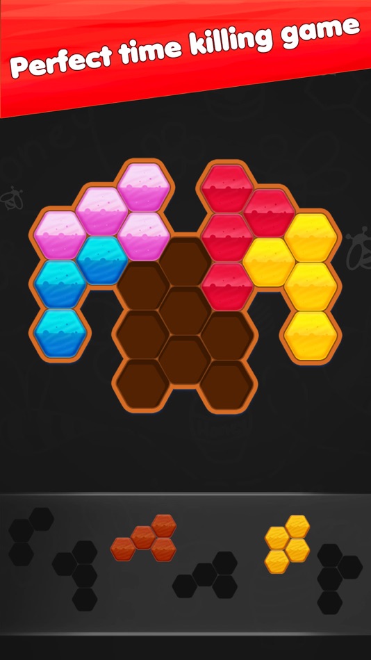 #6. Honeycomb Hexa Block Puzzle (iOS) Podle: Rohit Makadia