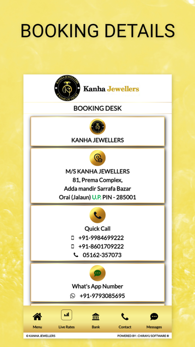 KANHA JEWELLERS Screenshot