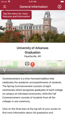 Game screenshot Univ of Arkansas Graduation apk