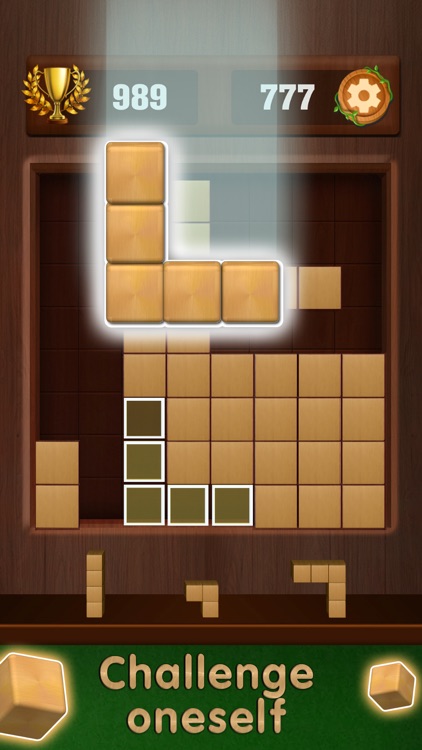 Wooden Cube Block Puzzle