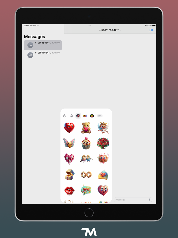 Saint Valentine Stickers