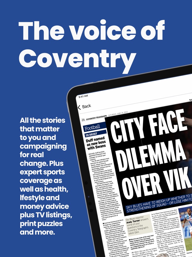 Coventry Telegraph Newspaper on the App Store