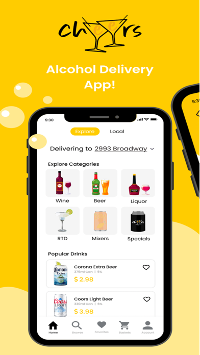 Cheers – Alcohol Delivery Screenshot