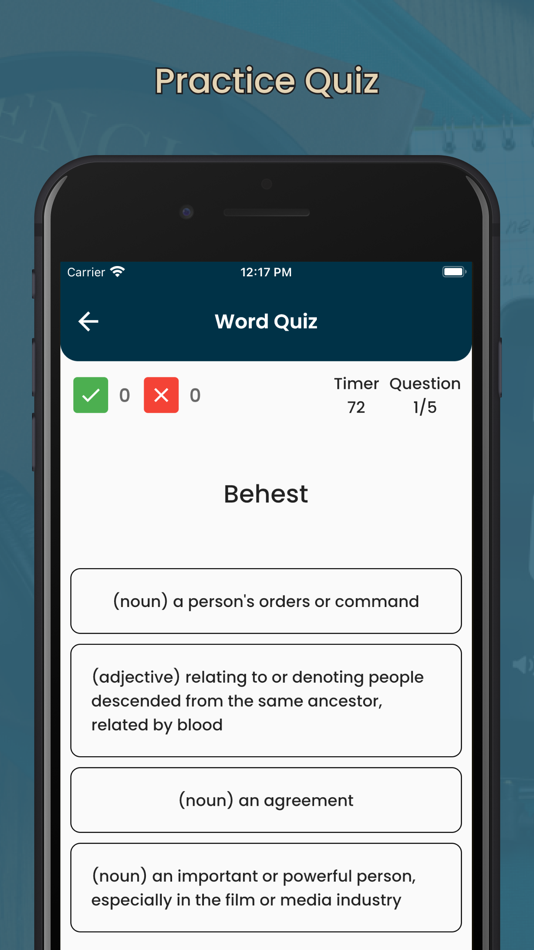 #5. Vocabulary Builder - Test Prep (iOS) By: Kantaben Gorasiya