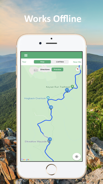 Shenandoah NP Audio Tour Guide Screenshot