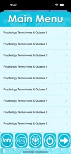 Psychology Terms Exam Review screenshot #2 for iPhone