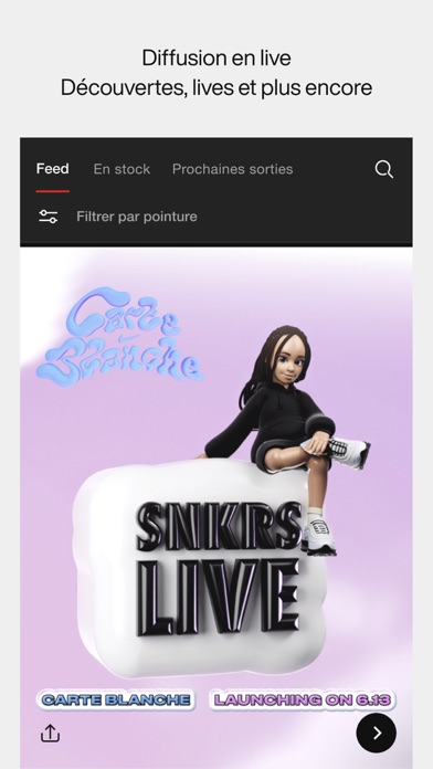 Screenshot #3 pour Nike SNKRS: Modèles Streetwear