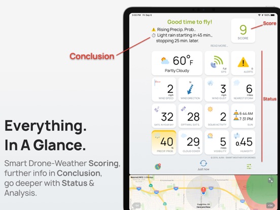 Screenshot #5 pour AURA - Smart Weather for Drone