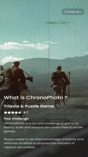 chronophoto trivia puzzle quiz iphone screenshot 1