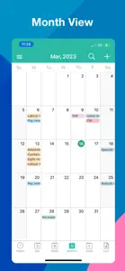 10Cal - Colourful calendar app screenshot #1 for iPhone