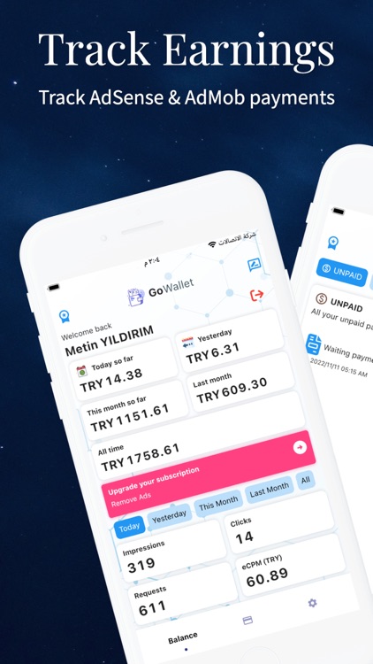 GoWallet - Track Your Earnings