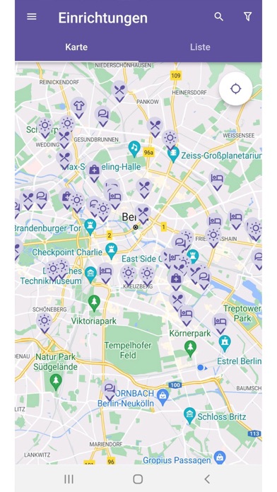 Berliner Kältehilfe Screenshot