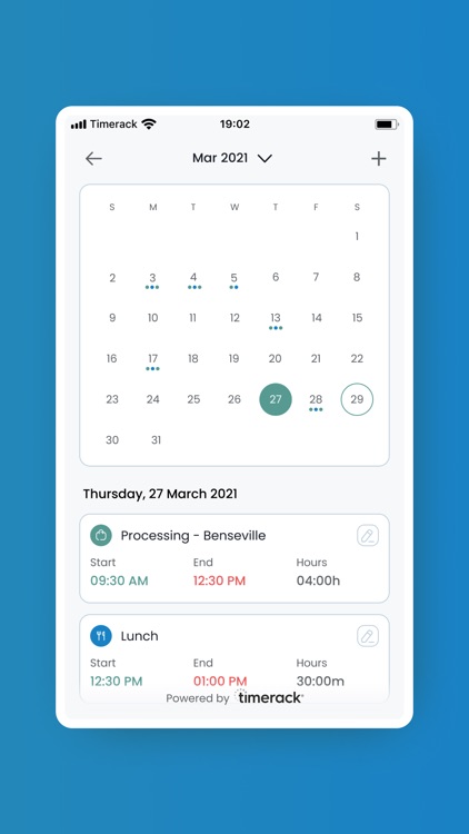 Timerack Mobile screenshot-4
