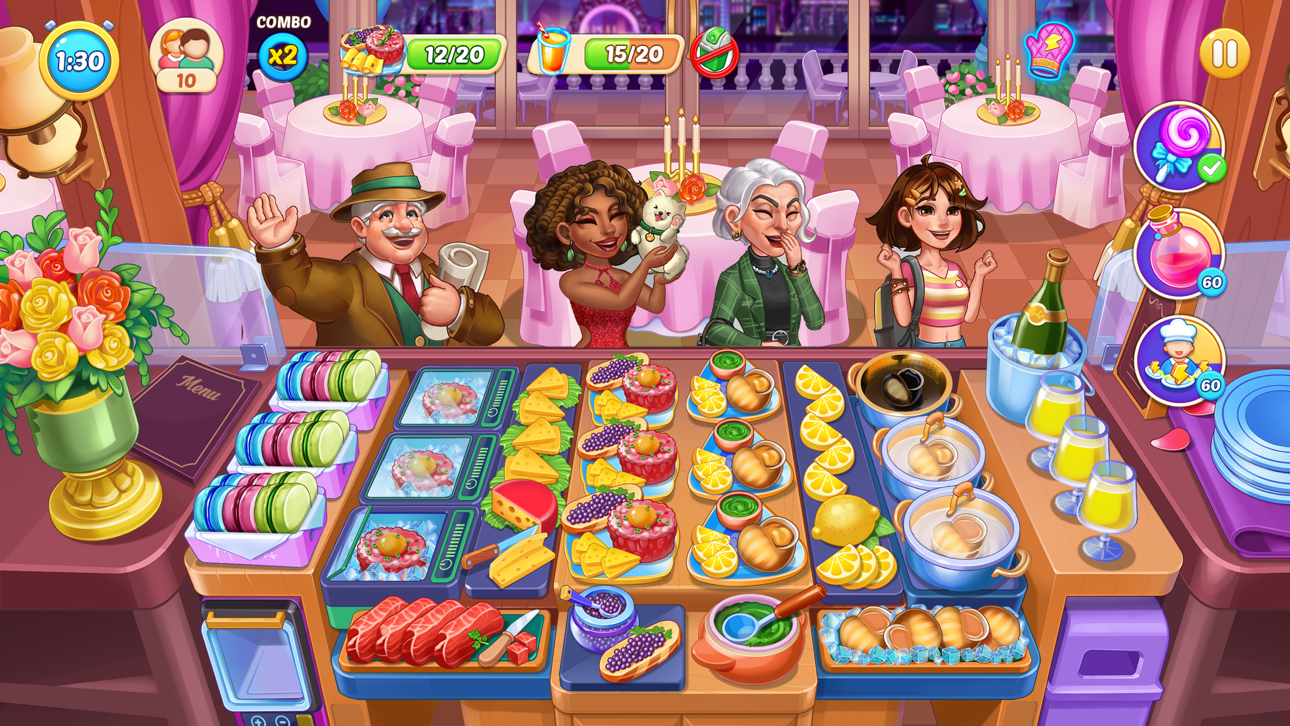 Rush Cooking: Craze Restaurant Hack screenshot 8 - iOS game interface