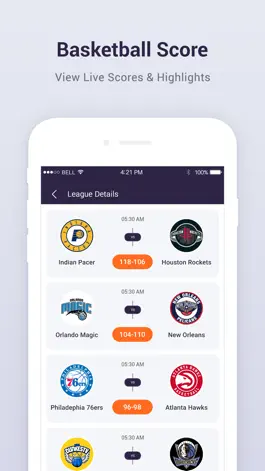 Game screenshot Live Basketball Score mod apk