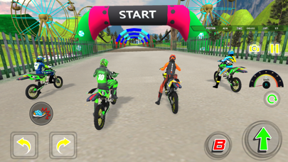 Motocross Stunt Race Bike Game Screenshot